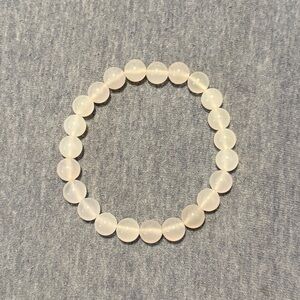 Clear Quartz Bead Bracelet